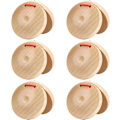 Miniatyrbillede 1 af 4: Træ Castanet Percussion Instrument - 6PCS Hånd Finger Castanets