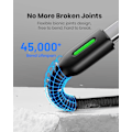 Miniatyrbillede 4 af 5: USB C-kabel, [3-pak 3.1A] Qc 3.0 Type C-oplader Hurtig