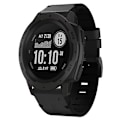 Miniatyrbild 1 av 5: För Garmin Instinct 22mm Läder Stål Spänne Klockarmband NCJ Black