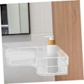 Miniatyrbillede 5 af 9: Zerodeko badeværelse dækker Regal toilet hylde vægmonterede opbevaringshylder opbevaringshylde WC opbevaringsarrangør hjørnehylde til brusebadet hjørne