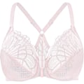 Miniatyrbild 1 av 3: Kvinnors Racerback Front Closure Full Coverage Ovadderad Plus Size Underwire BH