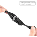 Miniatyrbilde 4 av 5: For fitbit Charge 2-reimer - Justerbare sportsarmbånd for kvinner/menn, små/store (2-pakning)