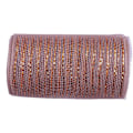 Miniatyrbild 1 av 2: 10 meter metallisk poly mesh-band för dekoration/kranstillverkning (brun,