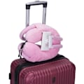 Miniatyrbillede 5 af 5: U Pude Nakke Telefonholder, Lazy Bracket - 360 Graders Rotation Universal Mobiltelefon & Tablet Stand til Hjemmet, Rejser & Udendørs () Pink