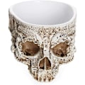 Miniatyrbilde 1 av 7: Halloween-skalleaskebeger for morsomme spøkelsesrøykergaver, sigarer, sigaretter, askebeger Retro Skull Askebeger, gotiske hjemmedekorgaver  Små  Små