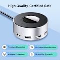 Miniatyrbillede 2 af 5: 6-ports USB-oplader Ladestation med Smart