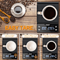 Miniatyrbild 5 av 5: Digital Kaffevåg - 0,1g/3kg Precision, Timer, Vattentät, Stor LED-display (Svart)