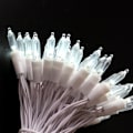 Miniatyrbillede 5 af 6: Mini julelys Batteridrevet 33FT 100 LED Hvid Wire String Lights med Fjernbetjening Timer 8 Tilstande til Indendørs Udendørs Træ Krans Bryllup