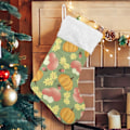 Miniatyrbillede 1 af 7: Jule-Strømpe, Personlige Jule-Strømper Sæt af 2 Græskar Svampe Thanksgiving 45,7 cm Jule-Strømper Hængende Ornament Pejs til B