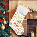 Miniatyrbild 1 av 7: Julklapp, personliga julklappsstrumpor set om 2 druvlinjer frukt 18 tum julstrumpor hängande prydnad spis för träddekoration