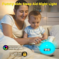 Miniatyrbillede 5 af 6: Smart vækkeur med lys med 20+ farver, 12 lyde, 4 alarmer, solopgangsvækning, snooze, sleep timer, natlys, app-styring, LED-stemningslys hvid