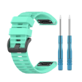 Miniatyrbilde 3 av 5: For Garmin Fenix 5x Puls 26mm Silikonur Black