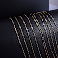 Miniatyrbilde 4 av 5: 32 fot gull gem Kedjor Link Spool Bulk Halsband Bredd 2,6 mm
