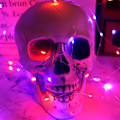 Miniatyrbillede 3 af 6: Halloween Fairy Lights Lilla & Orange, 400LED Kobber Streng Lys Vandtæt Gotisk Twinkle Lys til Hjem, Soveværelse, Have, Terrasse, Udendørs,