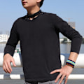 Miniatyrbild 5 av 5: Svart Punk Choker Halsband PU Läder Gotisk Krage Hals Choker Spiker för Kvinnor