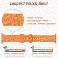 Miniatyrbillede 4 af 5: 6-pak leopardgraveret rem, der er kompatibel med Apple Watch