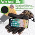 Miniatyrbillede 3 af 5: Camouflage Jagt Handsker Fuld Finger Anti-Slip Airsoft Handsker Udendørs Jagt