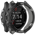 Miniatyrbild 1 av 4: Skal Kompatibelt med Garmin Forerunner 245 Smartwatch Skyddande PC Stötfångare Pansar Skal Skydd för Forerunner 245/245 Music (Svart) Svart