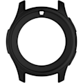 Miniatyrbild 4 av 5: Mjukt silikonskyddsfodral Skal Skyddsram Hud för Galaxy Gear S3 Frontier & SM-R800 46mm Smartklocka Svart
