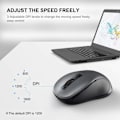 Miniatyrbillede 4 af 5: 2,4G trådløs mus til bærbar computer, ergonomisk computermus