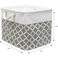 Miniatyrbilde 2 av 5: Oppbevaringskurver for hyller. 13'' x 13'' x 13'' kubeorganisering