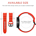 Miniatyrbillede 2 af 4: Silikon 20 mm urrem Kompatibel med Galaxy Watch 4 40 mm
