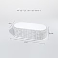 Miniatyrbillede 9 af 9: Bluetooth-højttaler med trådløs opladning, dobbelt vækkeur, 3 niveauer lysstyrke, sengelampe, digitalt ur 12/24 timer, 6 i 1 trådløs opladningsstation