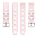 Miniatyrbillede 4 af 5: Til Garmin Quatix 5 22mm Solid Color Silikonurrem RXU Pink