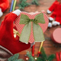 Miniatyrbillede 5 af 5: 2 ruller Burlap Wired Ribbon, Håndlavet linne Ribbon Roll Wired Edge