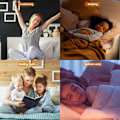Miniatyrbillede 6 af 7: Vækkeur med solopgangslys, solopgangs- og solnedgangssimulering, hvid støj-maskine til tunge sovende, børns soveværelse, dobbelte alarmer, snooze-lyd