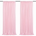 Miniatyrbillede 1 af 5: Pink Sequin Baggrund 2 Paneler 2FTx8FT Fødselsdagsfest Baggrund Gardiner Glitter