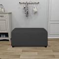 Miniatyrbillede 2 af 5: Super Stretch Soft Form Fit Ottoman Cover - Rektangulær Ottoman