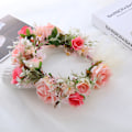 Miniatyrbillede 2 af 5: Simuleret skovkrans, Rose Head Wreath, Seaside Vacation