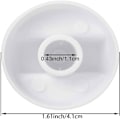 Miniatyrbillede 4 af 5: 4-pak plastkontrolknapper med 12 adaptere Universal Design