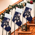 Miniatyrbild 4 av 7: Julklapp, Personliga Julklappsstrumpor 2-pack Boho Drömfångare 45,7 cm Julstrumpor Hängande Ornament Eldstad för Träddekoration