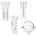 Miniatyrbilde 3 av 4: 4 stk. Former Sett - Plast Lysestøping Kit - DIY Lys