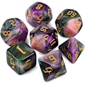 Miniatyrbild 1 av 4: Tärningssats - Polyhedral tärningar för Dungeons and Dragons (7 st)