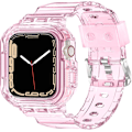 Miniatyrbilde 1 av 5: Kompatibel med krystallklare Apple Watch-reim, 45 mm 44 mm 42 mm 41 mm