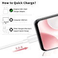 Miniatyrbillede 3 af 5: Hurtig opladning USB C-kabel til Redmi Note 10 Pro USB Type C