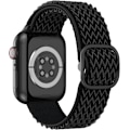 Miniatyrbillede 1 af 5: Nylon Elastisk Solo Loop Rem kompatibel med Apple Watch Rem 44 mm