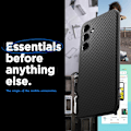 Miniatyrbillede 2 af 6: Liquid Air Designet til Galaxy A35 5G Cover (2024) - Mat Sort Mat Sort A35