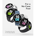Miniatyrbillede 3 af 5: Slankt [Anti-gulningsmateriale / 2-pak] Kompatibel med Galaxy Watch 5 44mm Etui for minimalistisk, men robust, solidt transparent cover + ekstra farve til