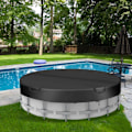 Miniatyrbillede 3 af 9: Pool Covers til Overjordiske Pools, Runde Solvarme Pool Covers til Overjordiske Pools - Pool Presenning, Spa Cover, Pool Tilbehør, Øger Stabilitet