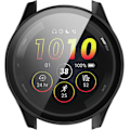 Miniatyrbild 4 av 5: Smartwatch Full Coverage PC Skyddsfodral med Härdat Glas Skärmskydd För Garmin Forerunner 265S, Mjukt Och Tåligt Svart