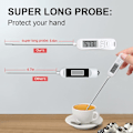 Miniatyrbilde 5 av 5: Kjøtttermometer med sklisikkert design - Digitalt matlagningstermometer