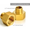 Miniatyrbillede 3 af 5: Gasslange Adapter - Gevind Fitting Reducer til Gaskomfur