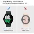 Miniatyrbild 2 av 5: Vault Kompatibel med Galaxy Watch 5 Pro Skal 45mm (2022) - Matt Svart Matt Svart