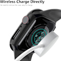 Miniatyrbild 4 av 5: Kompatibelt Apple Watch Series 7-fodral 41 mm 45 mm skärmskydd