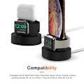 Miniatyrbilde 2 av 5: Lader for Apple Watch Stand Airpods 2-i-1