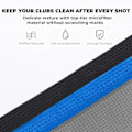 Miniatyrbild 3 av 5: Golfhandduk för väskor med klämma - Mikrofiber våffelstruktur, 3-pack